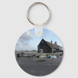 Mudeford Quay on a windy day. Key Ring
