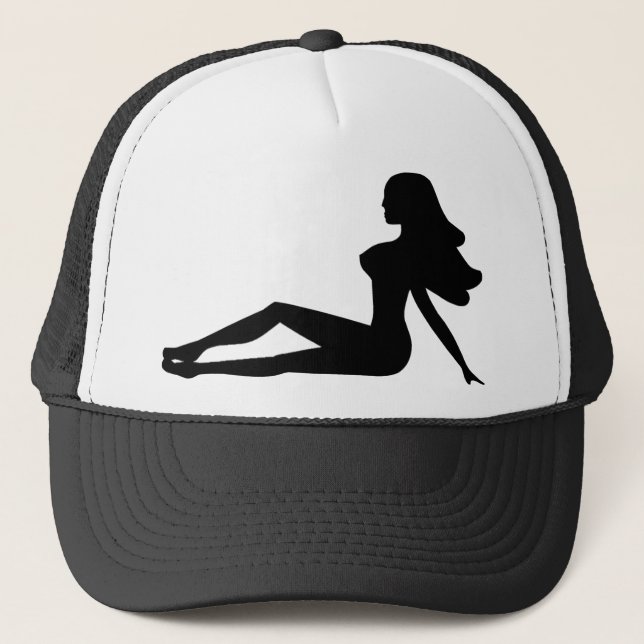 Mudflap Girl Trucker Hat (Front)