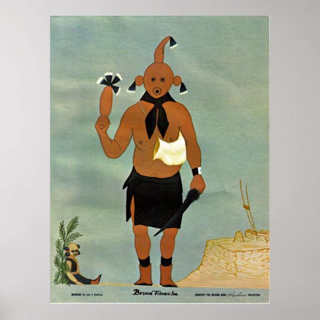 "Mudhead" kachina print (Front)