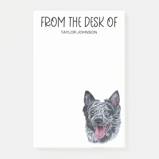 Mudi Lover Post-it Notes (Front)