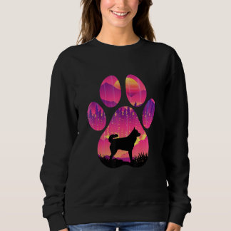 Mudi Paw Mom Dad Dog Women Men Sweatshirt