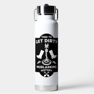 Mudlarking Treasure Hunting Water Bottle