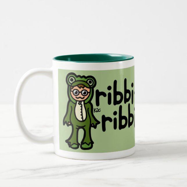 mudwater mug. Two-Tone coffee mug (Left)