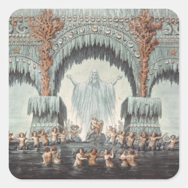 Muehleborn's Water Palace Square Sticker (Front)