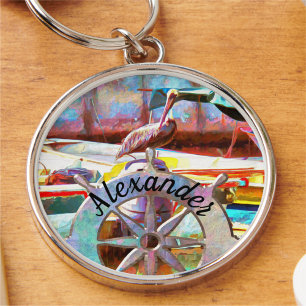 Muelle Los Peines Pelican 0463 Key Ring