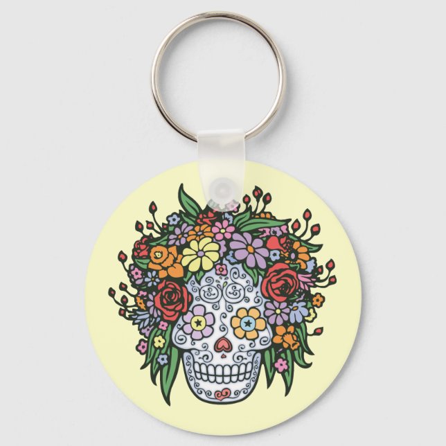 Muerta Linda Key Ring (Front)