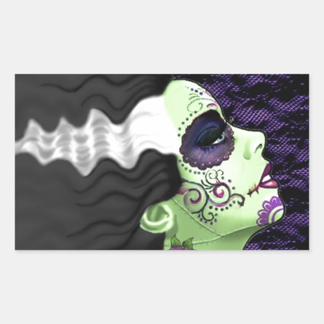 Muertos Bride Rectangular Sticker (Front)