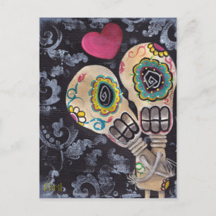 Muertos de Amor Postcard