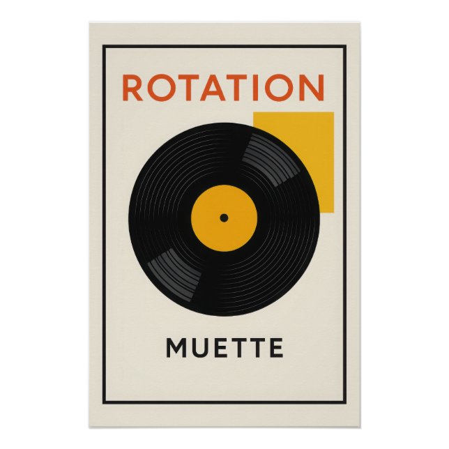 🔁 Muette Rotation - The Vinyl Silence Poster (Front)