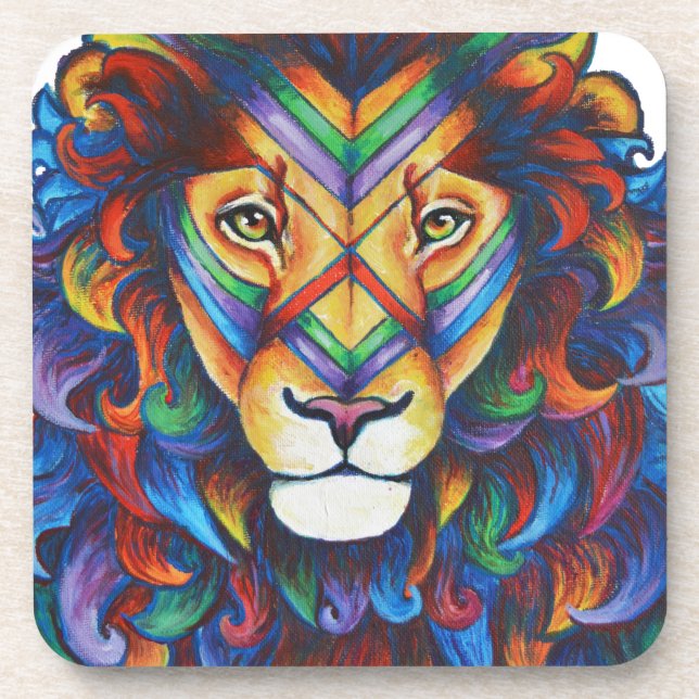 Mufasa's new hair do coaster (Front)