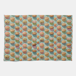 "Muffin Mania: Baked to Perfection" Tea Towel