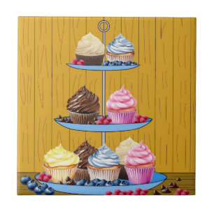 Muffin Time Ceramic Tile