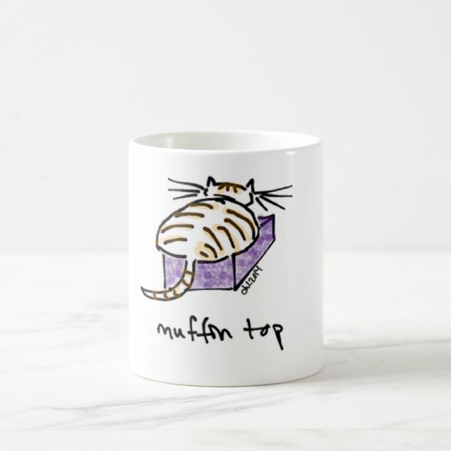 Muffin Top Cat Mug (Center)