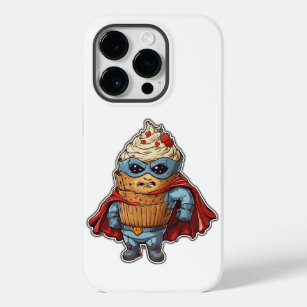 MuffinMania Tees: Unleash the Superhero Muffin Case-Mate iPhone 14 Pro Case
