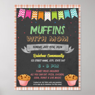 Muffins With Mum event template Poster