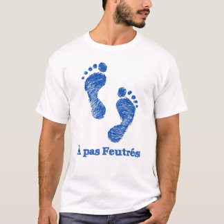 MUFFLED STEPS - poetic and graphic humor T-Shirt