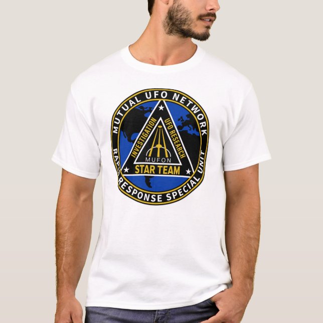 MUFON (Mutual UFO Network) Rapid Response Special  T-Shirt (Front)