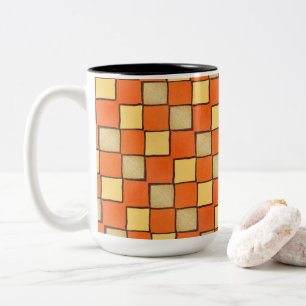 Mug - 103 - Orange and Yellow
