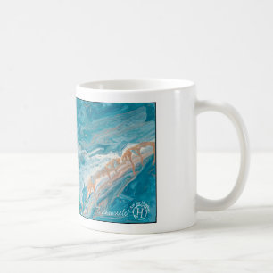 Mug, 11 oz pour painting fluid art coffee mug