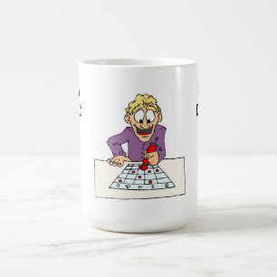 Mug/#1 Dad with Dad Playing Bingo Coffee Mug