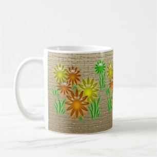 Mug - 3D Neon Flowers