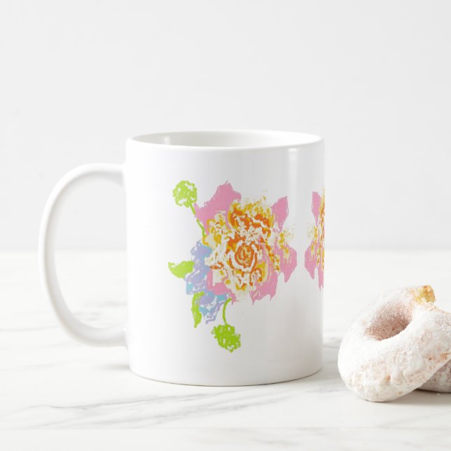Mug : A ROSE (With Donut)