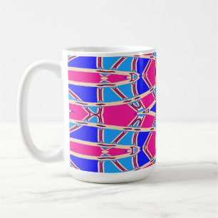 Mug, A vibrant multicolor seamless pattern design Coffee Mug