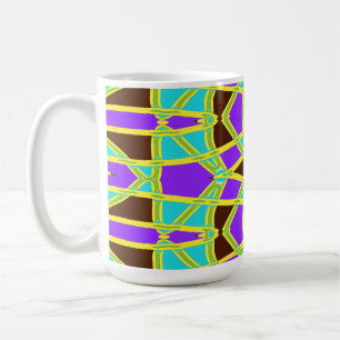 Mug, A vibrant multicolor seamless pattern design Coffee Mug