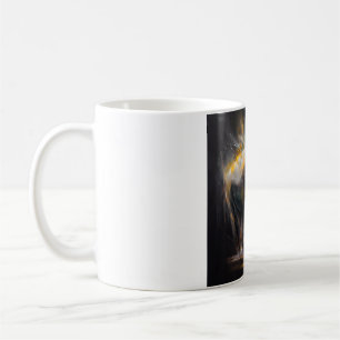 Mug abstract art elephant