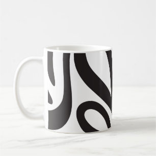 Mug African Zebra Effect. Nature and minimalism