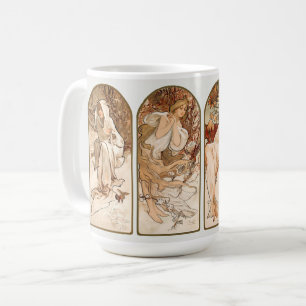 MUG : ALPHONS MARIA MUCHA : THE SEASONS