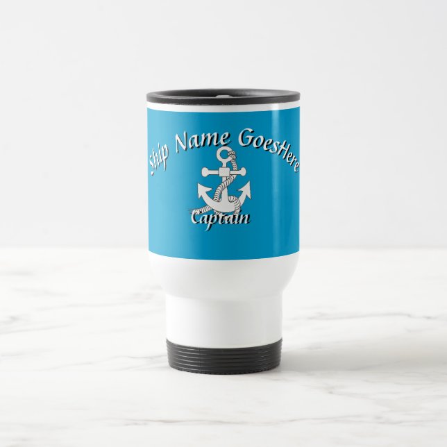 Mug - Anchor with curved text (Center)