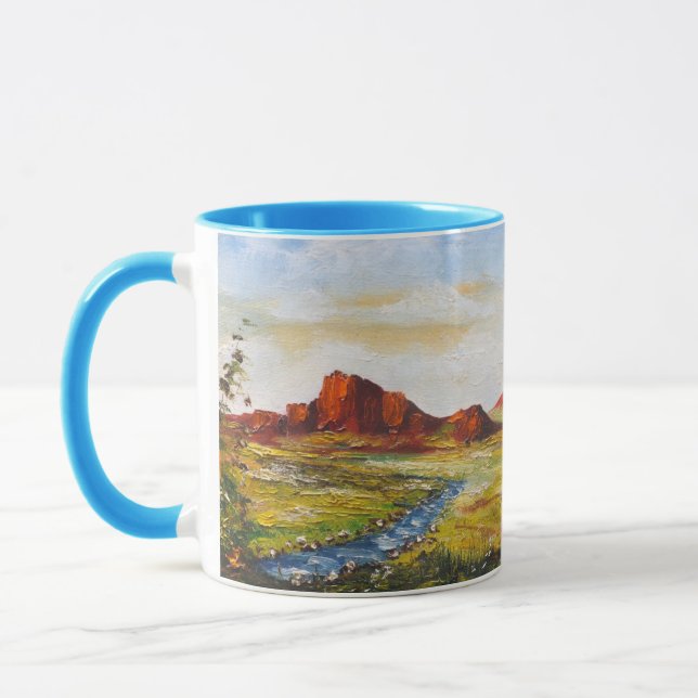Mug Ann Hayes Painting Red Rock Canyan (Left)