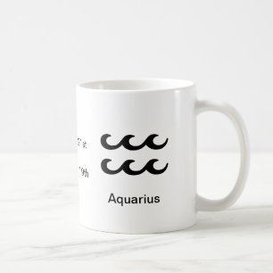 Mug - Aquarius glyph