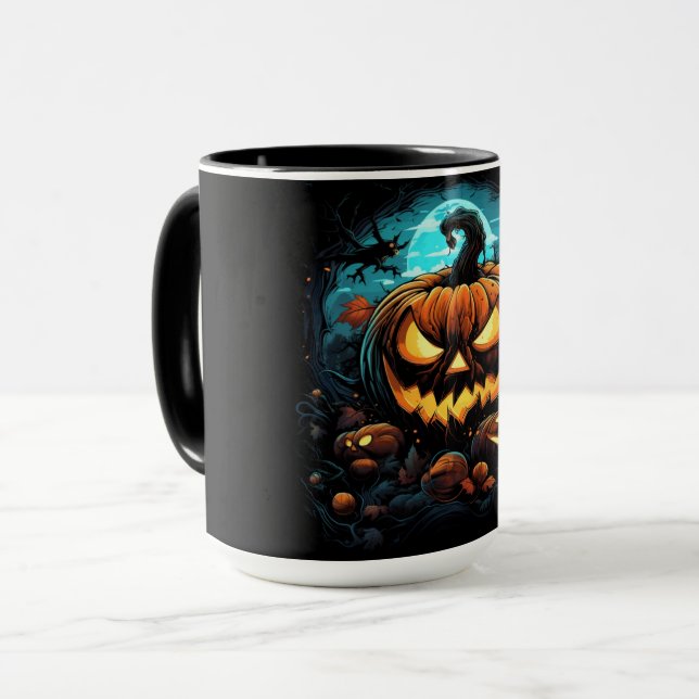 Mug Autumn Dream in a Pumpkin Cup (Front Left)