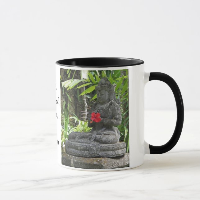 Mug:  Bali Statue Mug (Right)