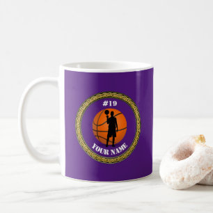 Mug Basketball Player - Add Name & Number