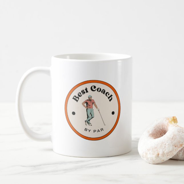 Mug - Best Coach by Par  (With Donut)