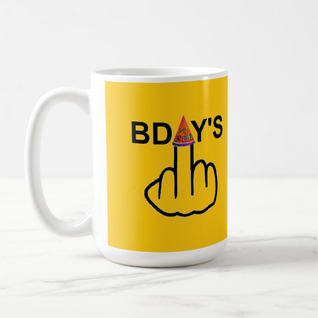 Mug Bird Flipping Birthdays Flip (Left)