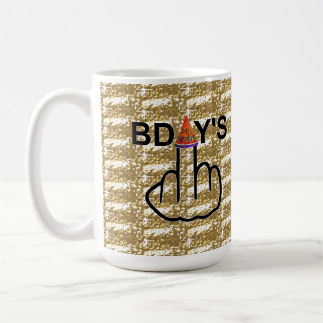 Mug Bird Flipping Birthdays Flip (Left)