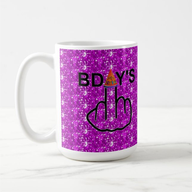 Mug Bird Flipping Birthdays Flip (Left)