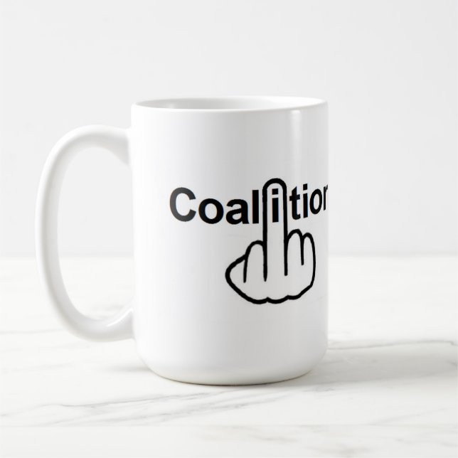 Mug Bird Flipping Coalition Flip (Left)