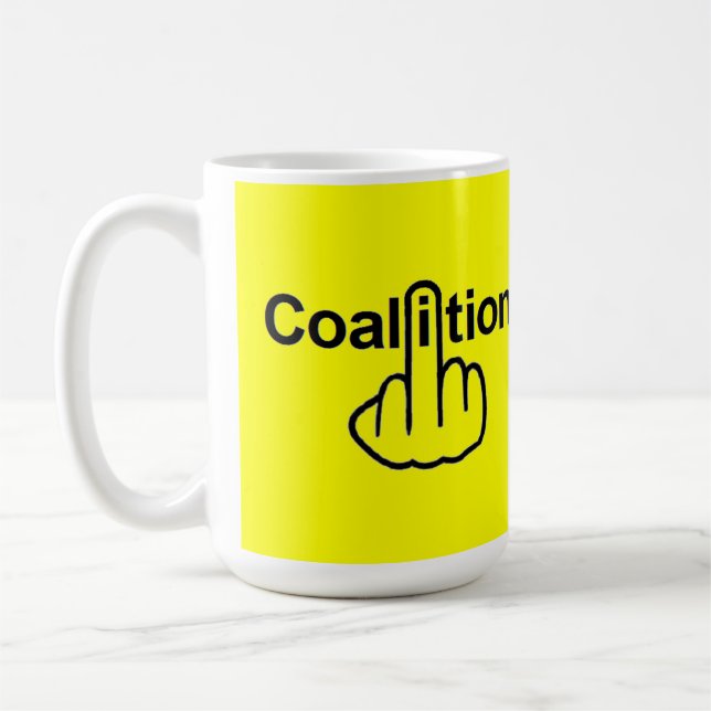Mug Bird Flipping Coalition Flip (Left)