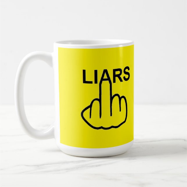Mug Bird Flipping Liars Flip (Left)
