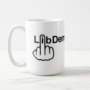 Mug Bird Flipping Lib Dem Flip