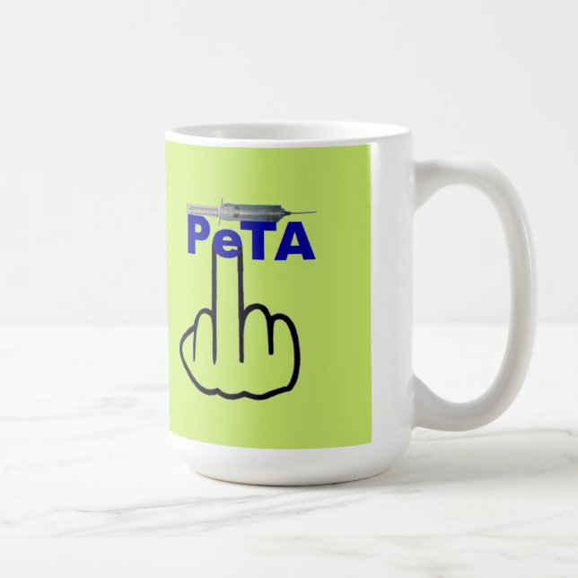 Mug Bird Flipping Peta Flip (Right)