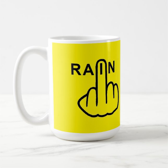 Mug Bird Flipping Rain Flip (Left)
