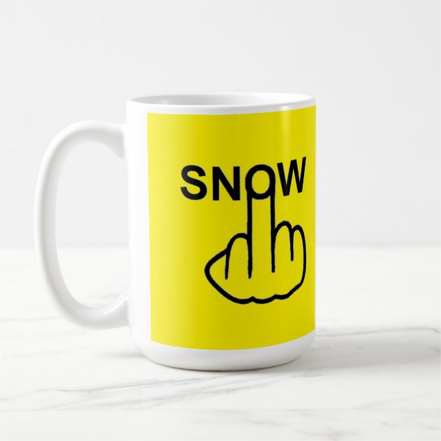 Mug Bird Flipping Snow Flip (Left)