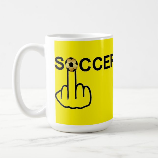 Mug Bird Flipping Soccer Flip (Left)