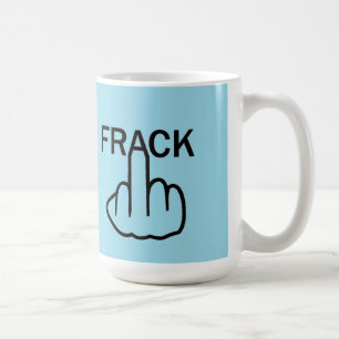 Mug Bird Flipping Stop Fracking